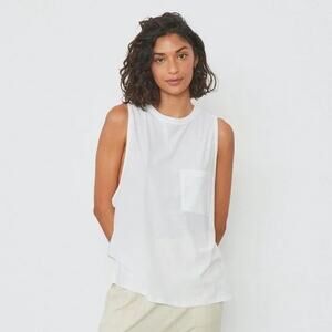 LUNYA & LAHGO New Cool Everyday Muscle Tee - White